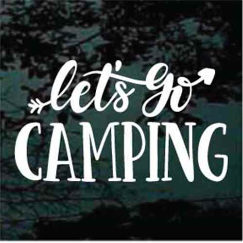 Let's Go Camping Decals